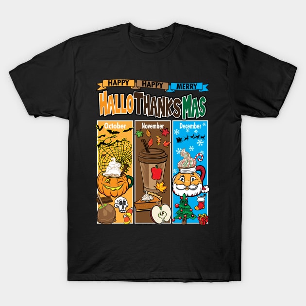 Happy Hallo Thanks Mas T-Shirt by eShirtLabs